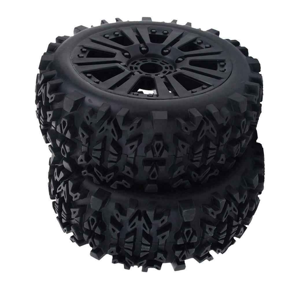 4Pieces Tires Wheel Climbing 1/8 RC Truggy Truck DIY Replacement Parts