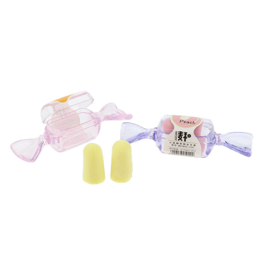 20 Pairs Portable Travel Soft Foam Sleeping Ear Plugs Noise Reduction Cancelling