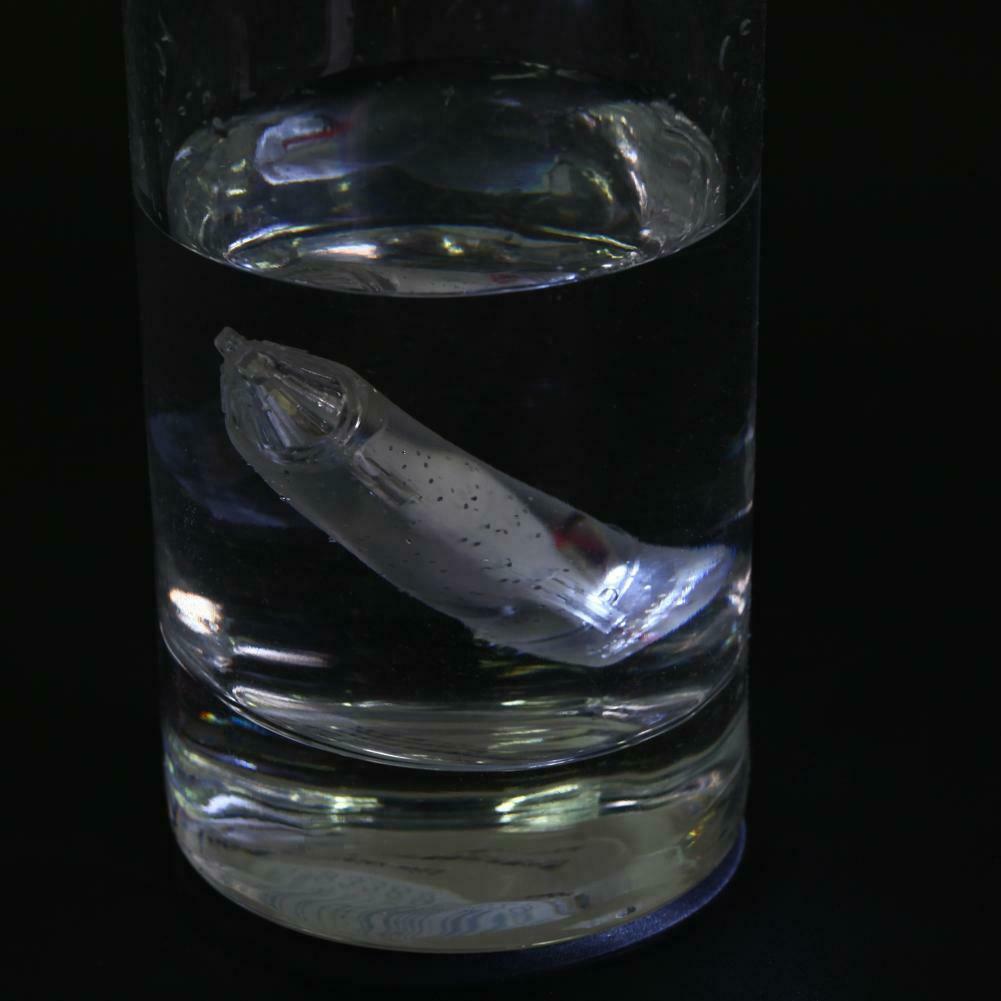 Underwater Fishing Lure Light LED Artificial Trout Bait Fish Attract @