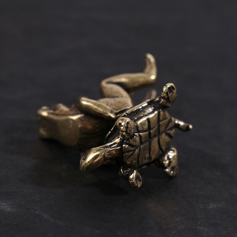 Buddhism Frog Tortoise Statue Ornament Incense Burner Home Desk Decor Tea.l8