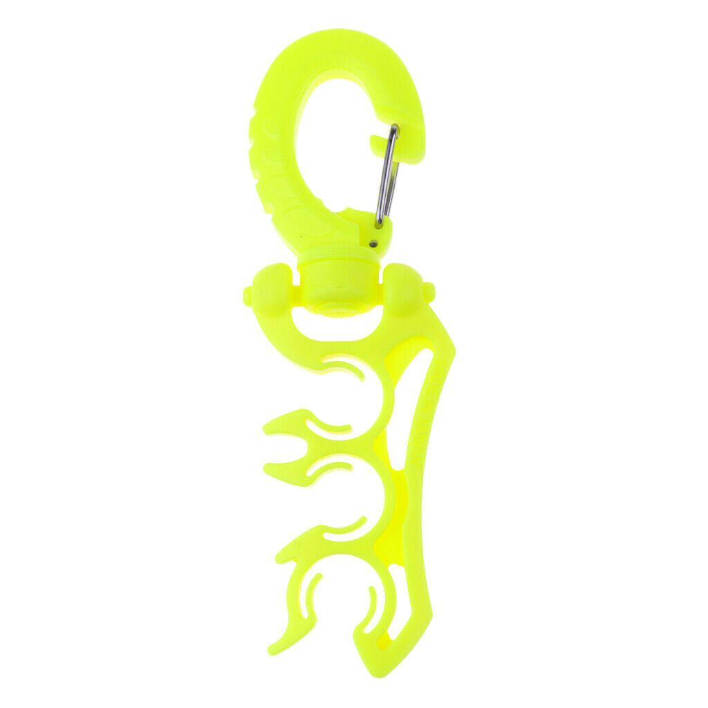 Lot 2 Scuba Diving Diver Snorkel BC Hose Clip Holder for 3 Hose/Regulator/Gauge