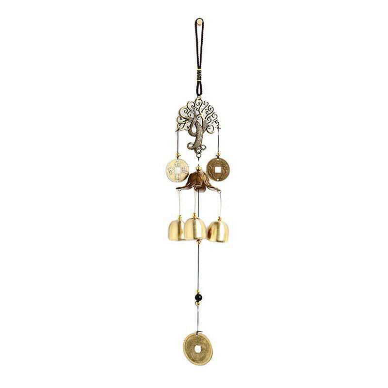 Lucky Tree Wind Chime Copper Yard Garden Outdoor Decoration Metal Wind Ch.l8