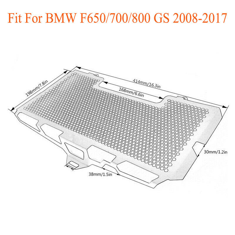 Radiator Grille Guard Cover Protector For BMW F650GS F700GS F800GS 2008-2012