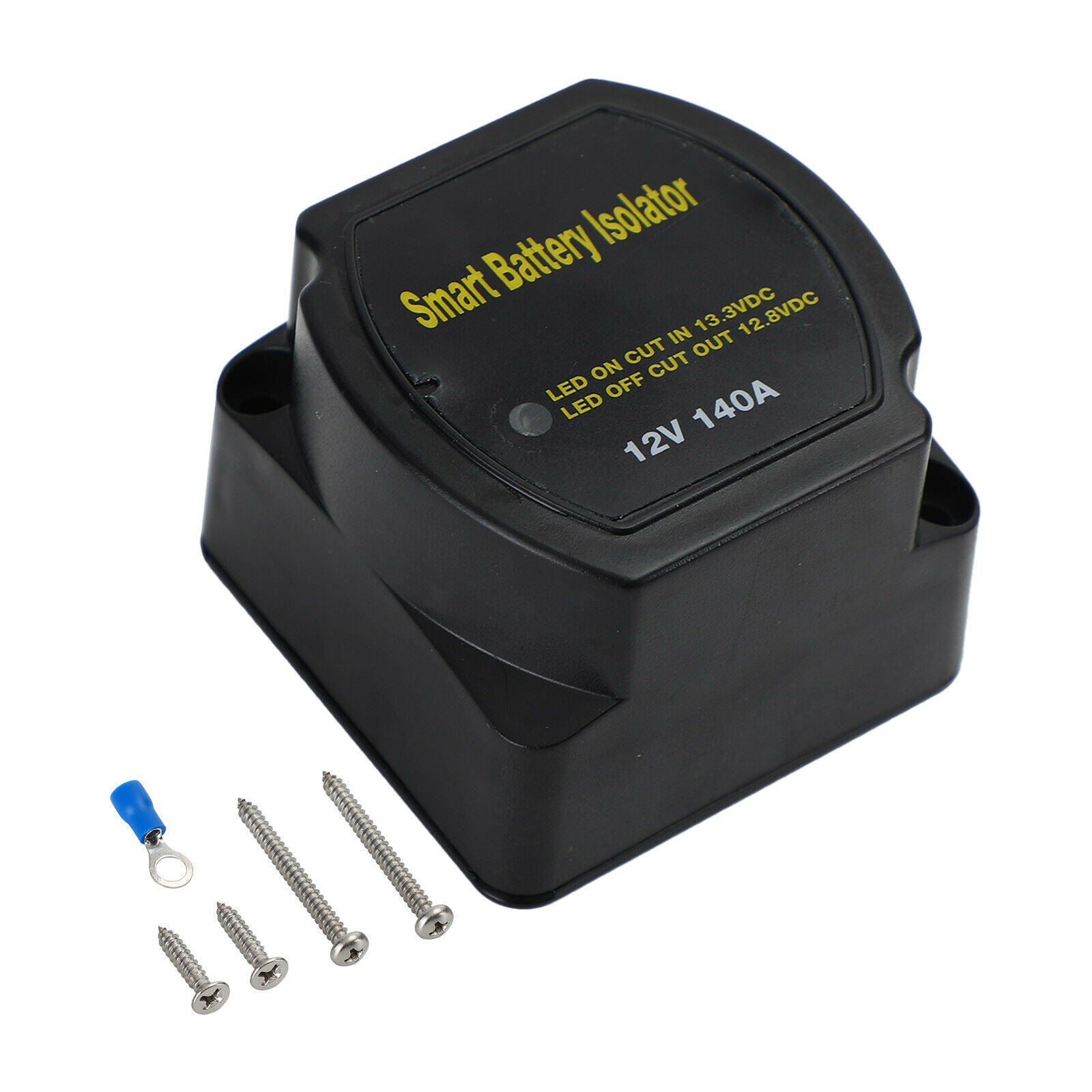 12V 140A Dual Battery Kit System Isolator Car Voltage Sensitive Relay for UTV FG