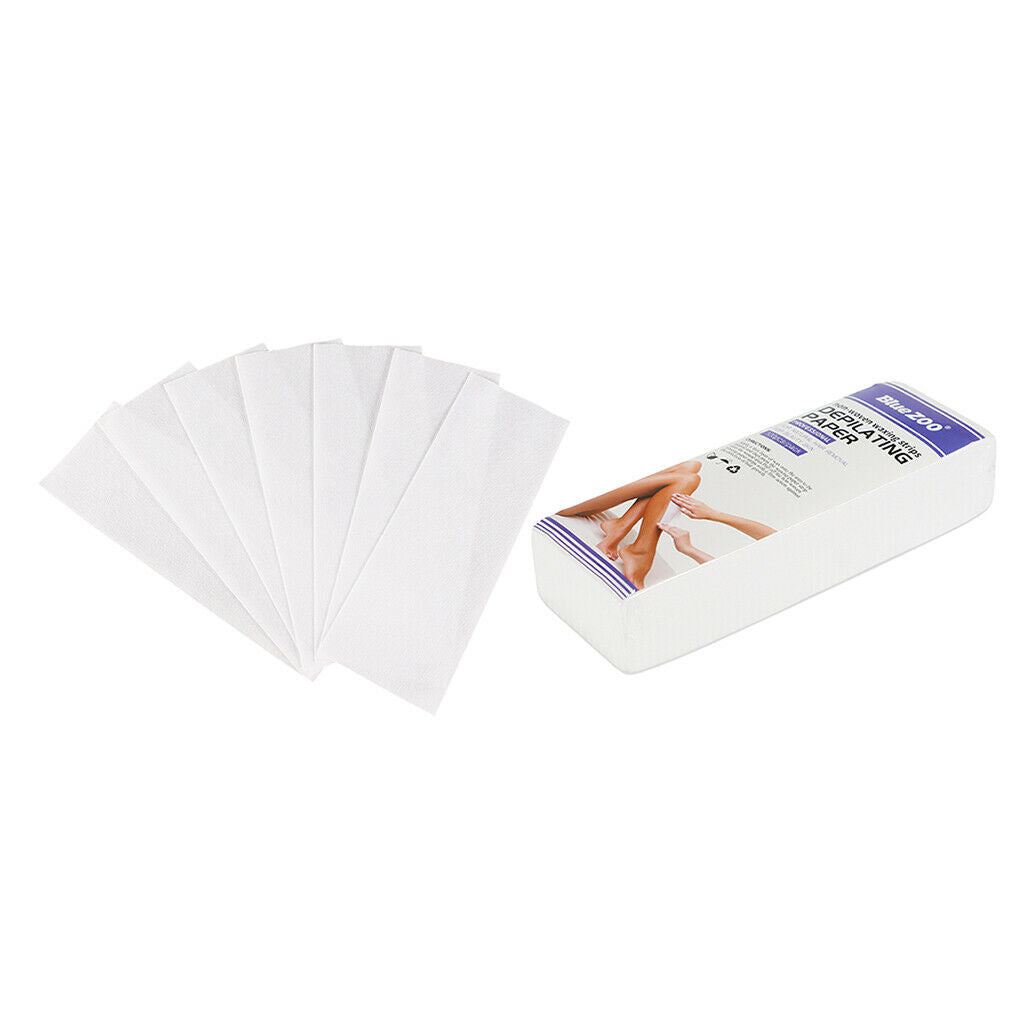 200Pcs Disposable Hair Removal Depilatory Epilator Paper Strip Arms Bikini