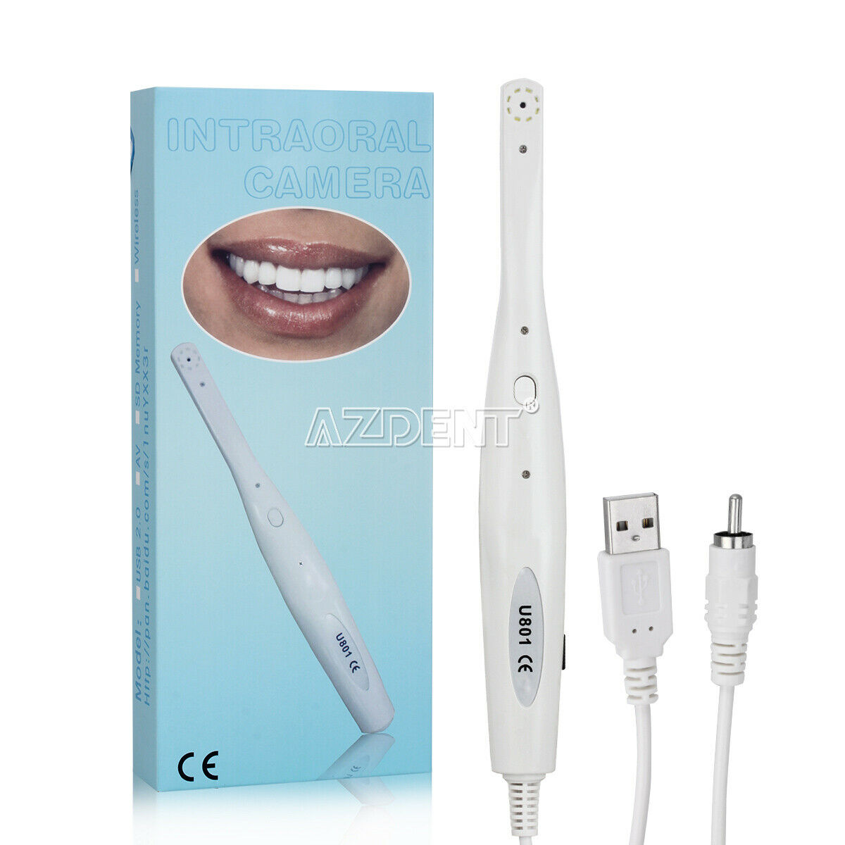 5 X Solar Cam Intraoral camera USB Camera U801 Sensor 8 LED TV/AV 1/4 CMOS