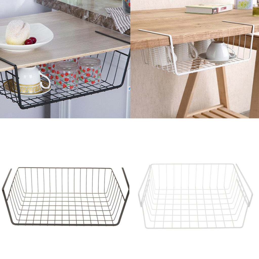 Heavy Duty Storage Rack Under Shelf Drawer Basket Kitchen/Cabinet/Freezer