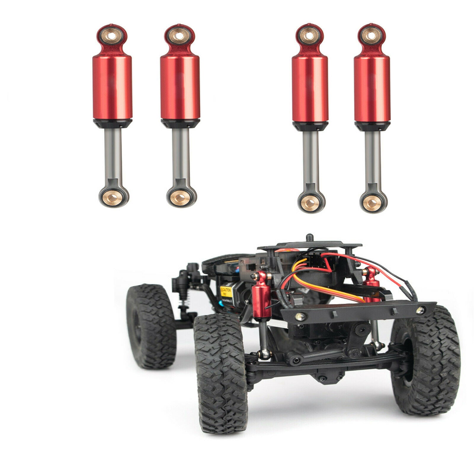 For Axial SCX24 90081 C10 RC Crawler Car Metal Shock Absorber Damper Repair Kit