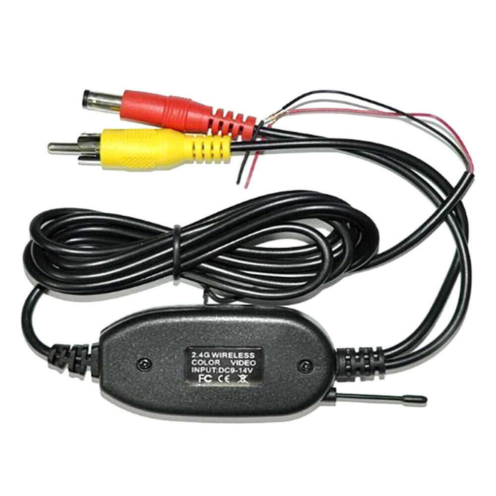 2.4GHz Wireless RCA Video Transmitter and Receiver for Car rear view Camera DVD
