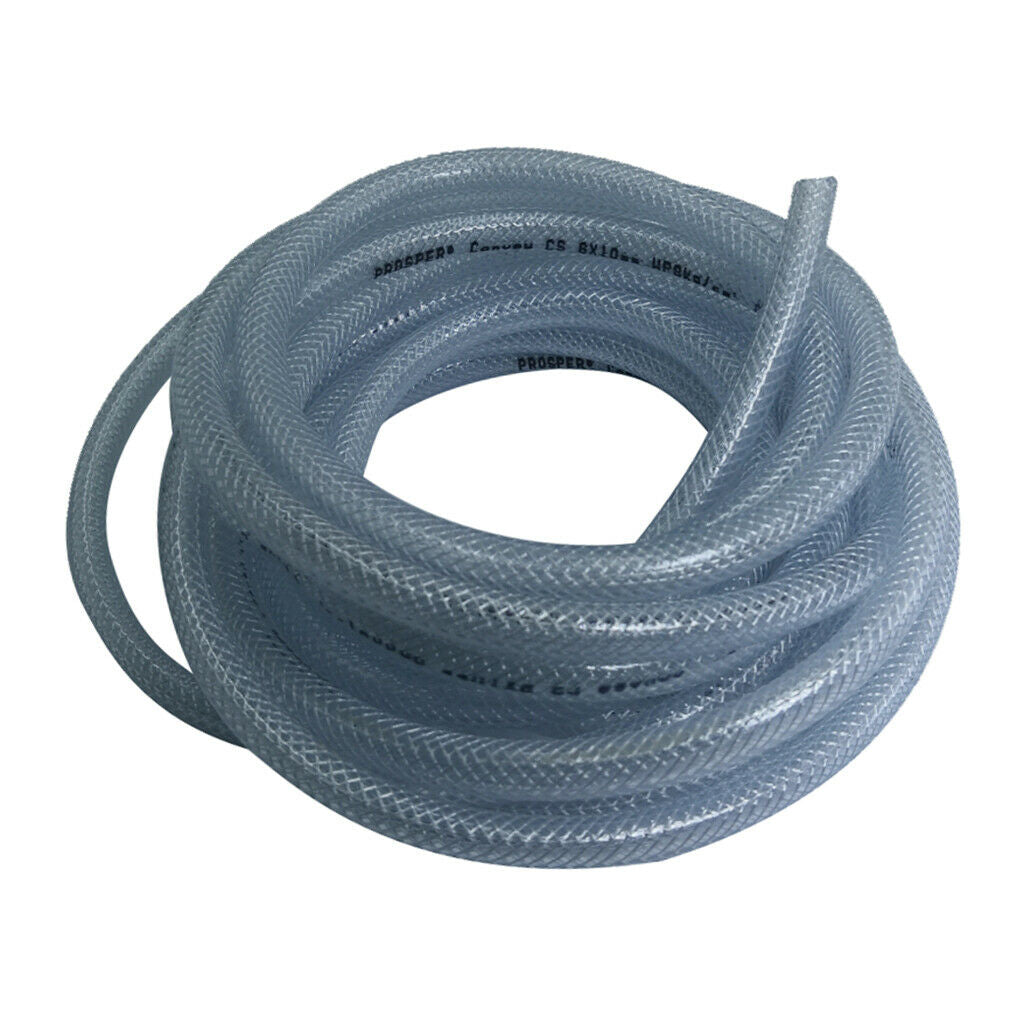 2Pieces 196.85in Argon Gas Hose Flow Meter Hose for Welding 6/8mm Inner Dia