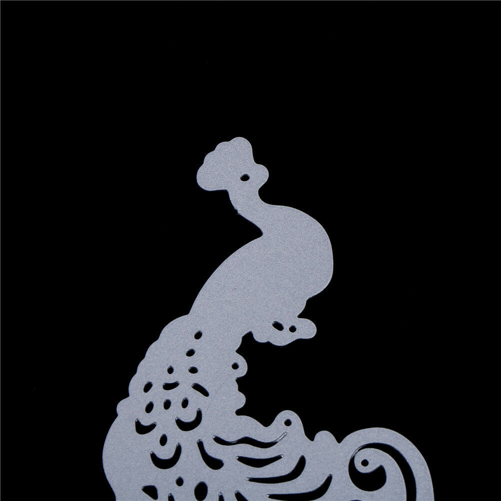 Cute Peacock Cutting Dies Stencils Scrapbooking Album Embossing Paper JC.l8