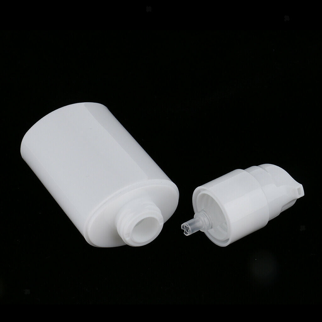 3 Pieces Empty Refillable Airless Lotion Pump Cosmetic Bottle With 3 Funnels