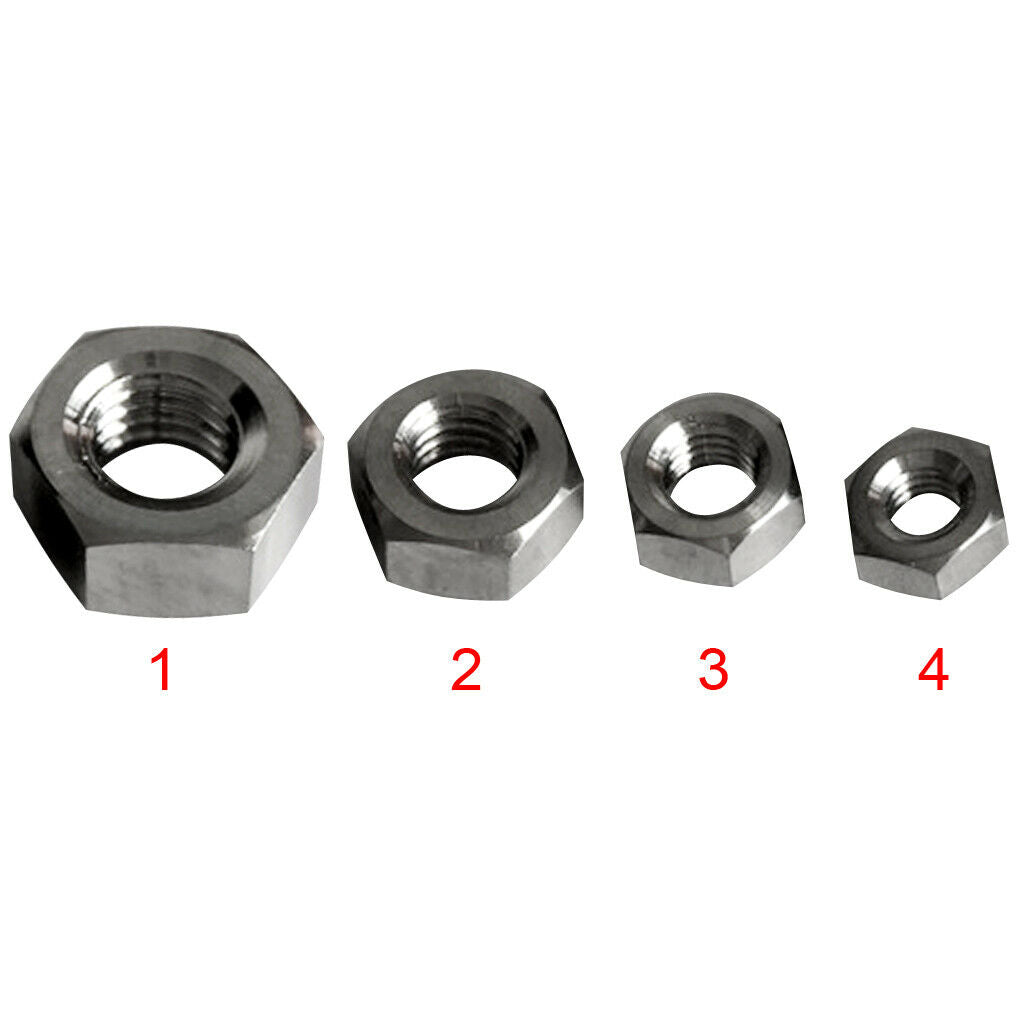 5pcs  TC4/GR5 Titanium Alloy Hex Support Spacer Screw Lock Nut