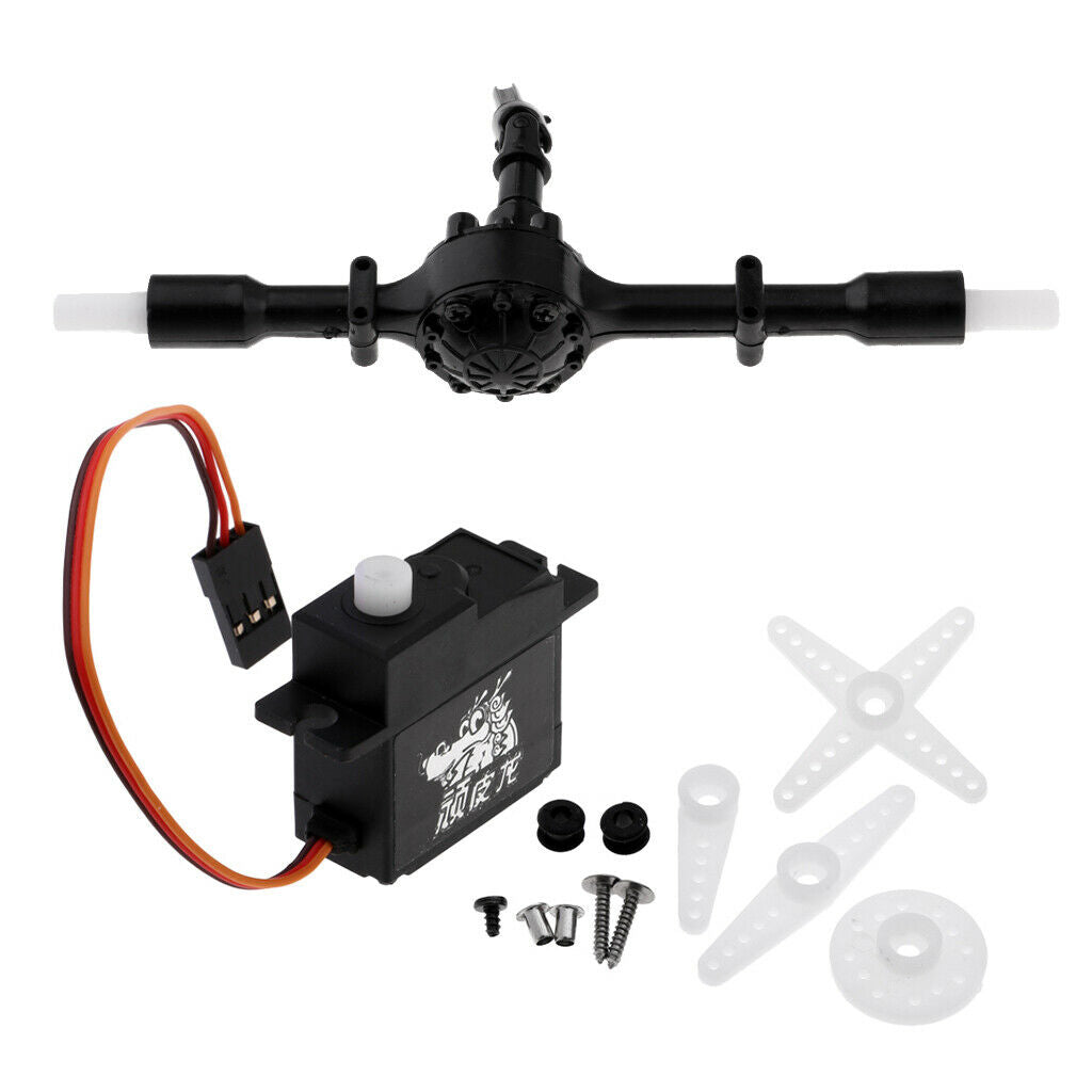 Hobby Radio-Control Toys RC Car Steering Engine Servo & 13cm Rear Axle for WPL