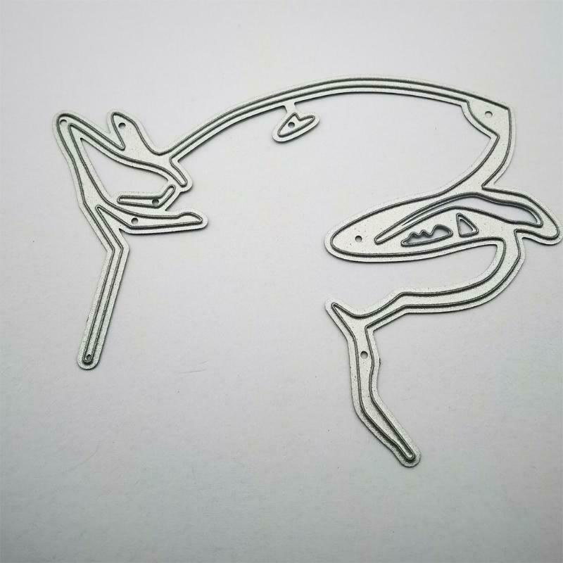 Bull Terrier Dog Head Carbon Steel Cutting Dies DIY Scrapbooking Photo Album