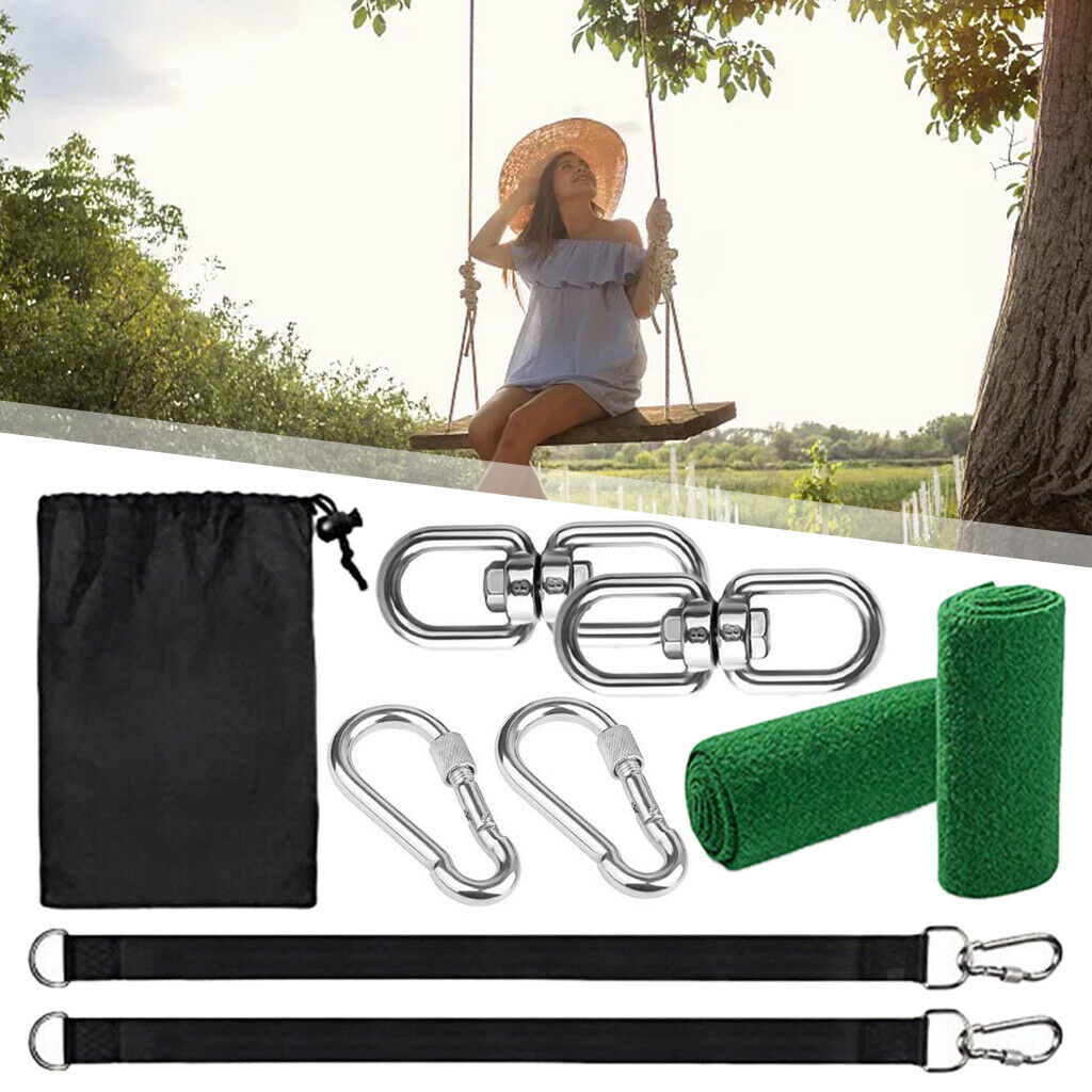 Adjustable Nylon Tree Swing Hanging Kit Easy Fast Installation Outdoor