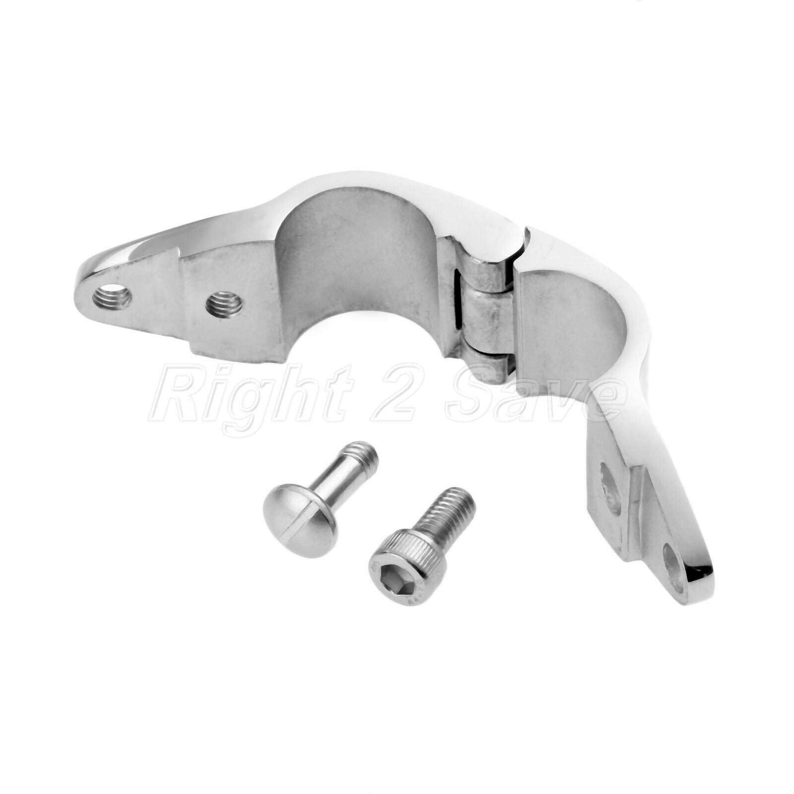 1x 7/8" Marine 316 Stainless Jaw Slide Hinged Bimini Top Hardware Boat Fitting