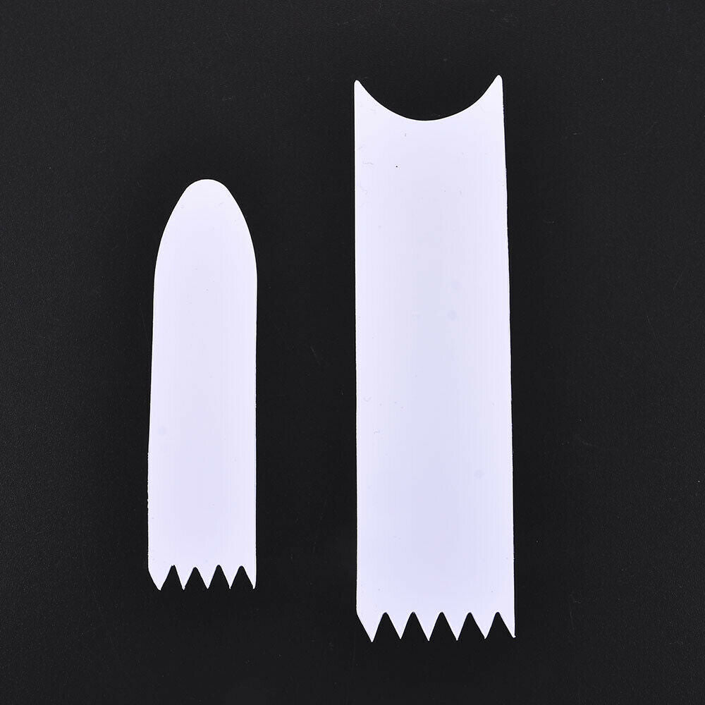 7X Cake Comb Edge Scraper Baking Decorating Cutter Smoother Icing Dough Edger