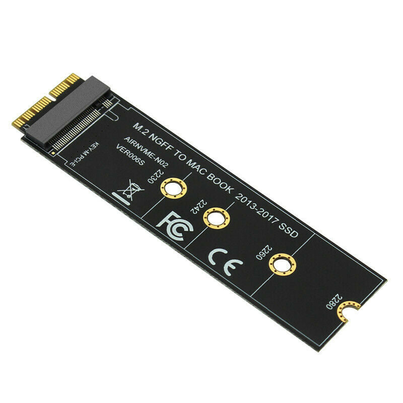 M.2 NVME SSD Convert Adapter Card for MacBook Air Pro Retina 2013-2017 NVME/AHW8