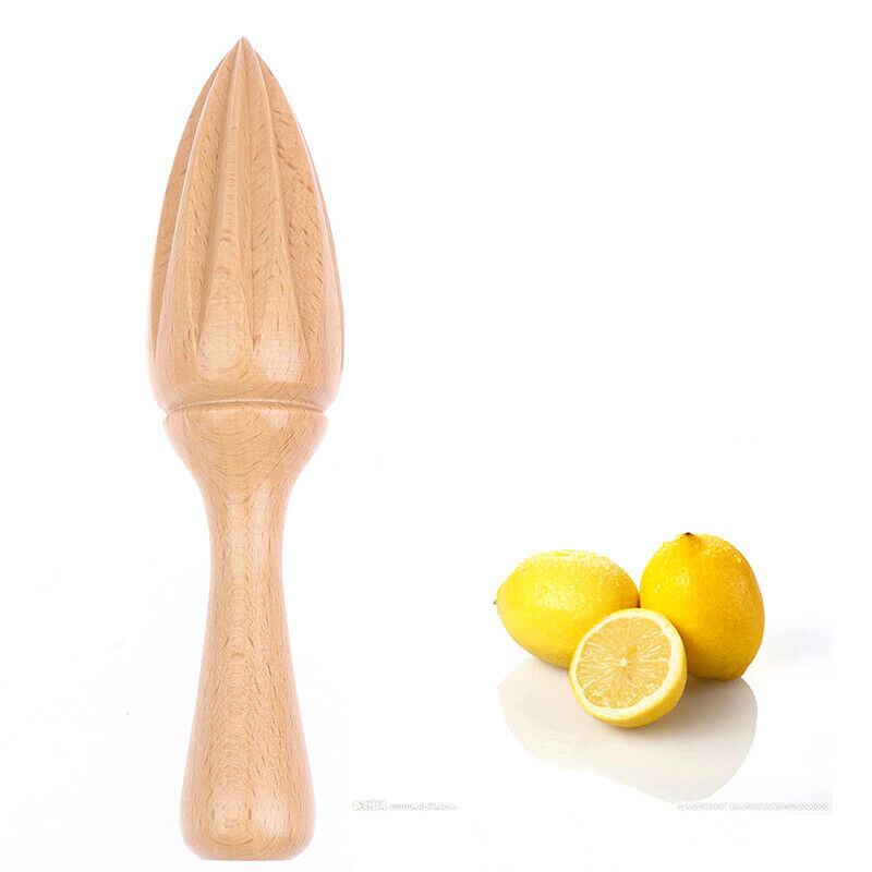 Wooden Lemon Squeezer Manual Juicer Fruit Orange Juice Extractor Reamers .l8