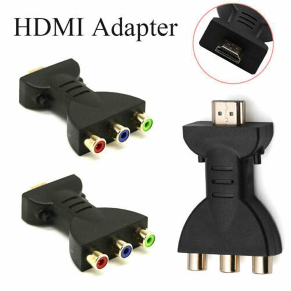 HDMI Male to 3 RCA Video Audio AV Adapter Converter for HDTV DVD TV PC Plug Tool