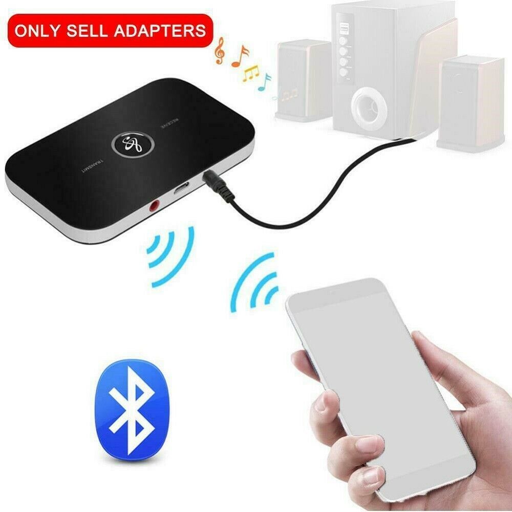 2IN1 Bluetooth 5.0 Transmitter Receiver Wireless Audio 3.5mm USB Aux Adapter AU.