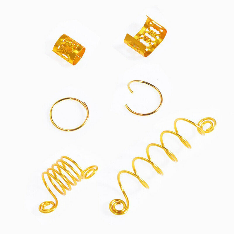 60pcs/Set Hair Braid Dreadlock Beads Braiding Hair Extension Accessories .l8