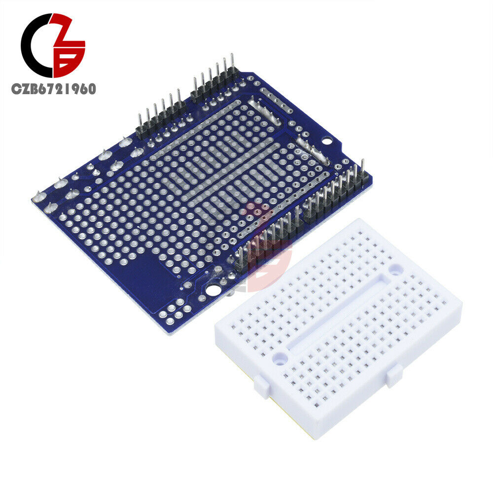 Arduino Prototyping Prototype Shield ProtoShield + Mini Breadboard Atmega328P