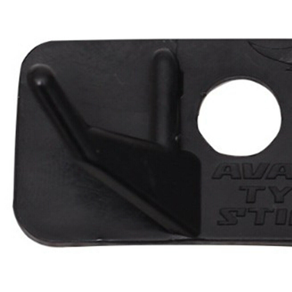 Pack of 10 Black Arrow Bow Rest Plastic Right Hand & Self-adhesive Back