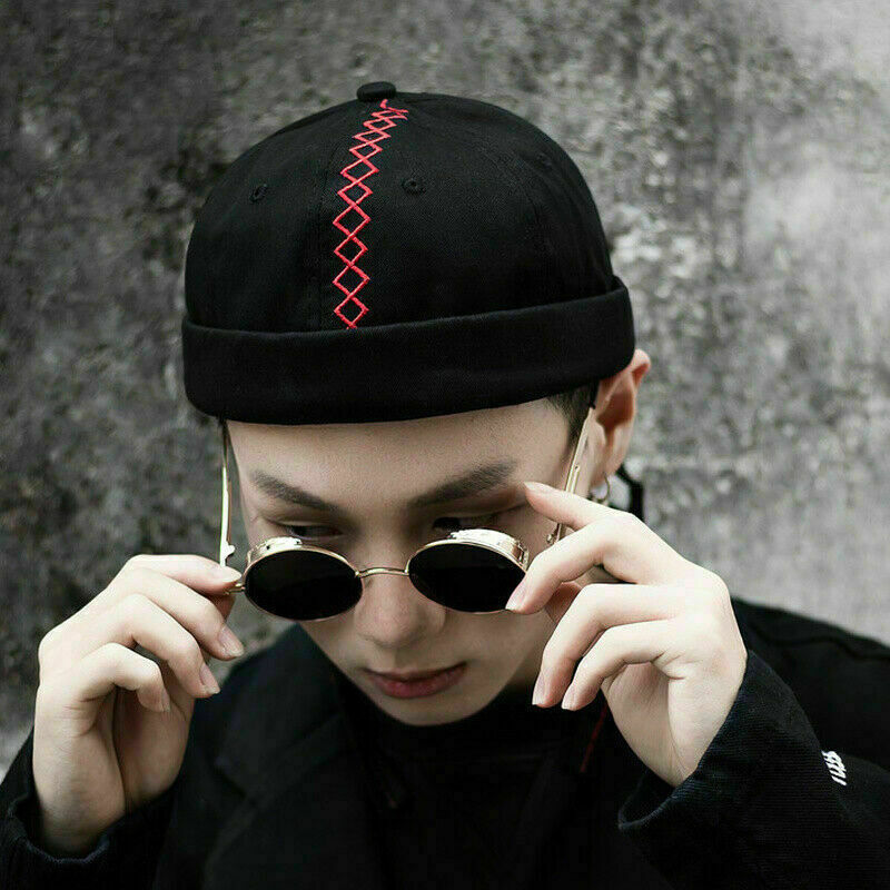Retro Landlord Hat Street Hip Hop Innocent Melon Cap Breathable Male Caps NR9