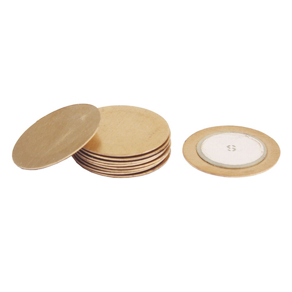 10 Pack 29mm Transducer Elements Buzzer Sounder Sensor   Drum Disc DIY