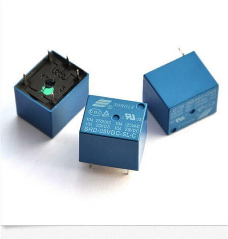 3 X mini relais d'alimentation 5V DC SRD-5VDC-SL-C type PC.l8