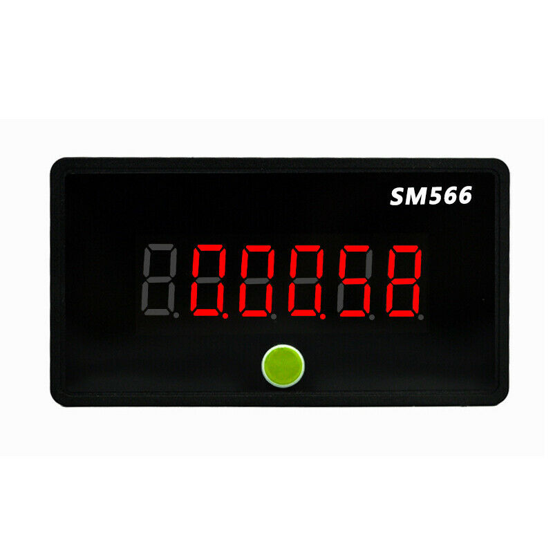 Ac100-240V Cyclic Timing Digital Led Display Panel Reset Button Timer 0-9999Hour