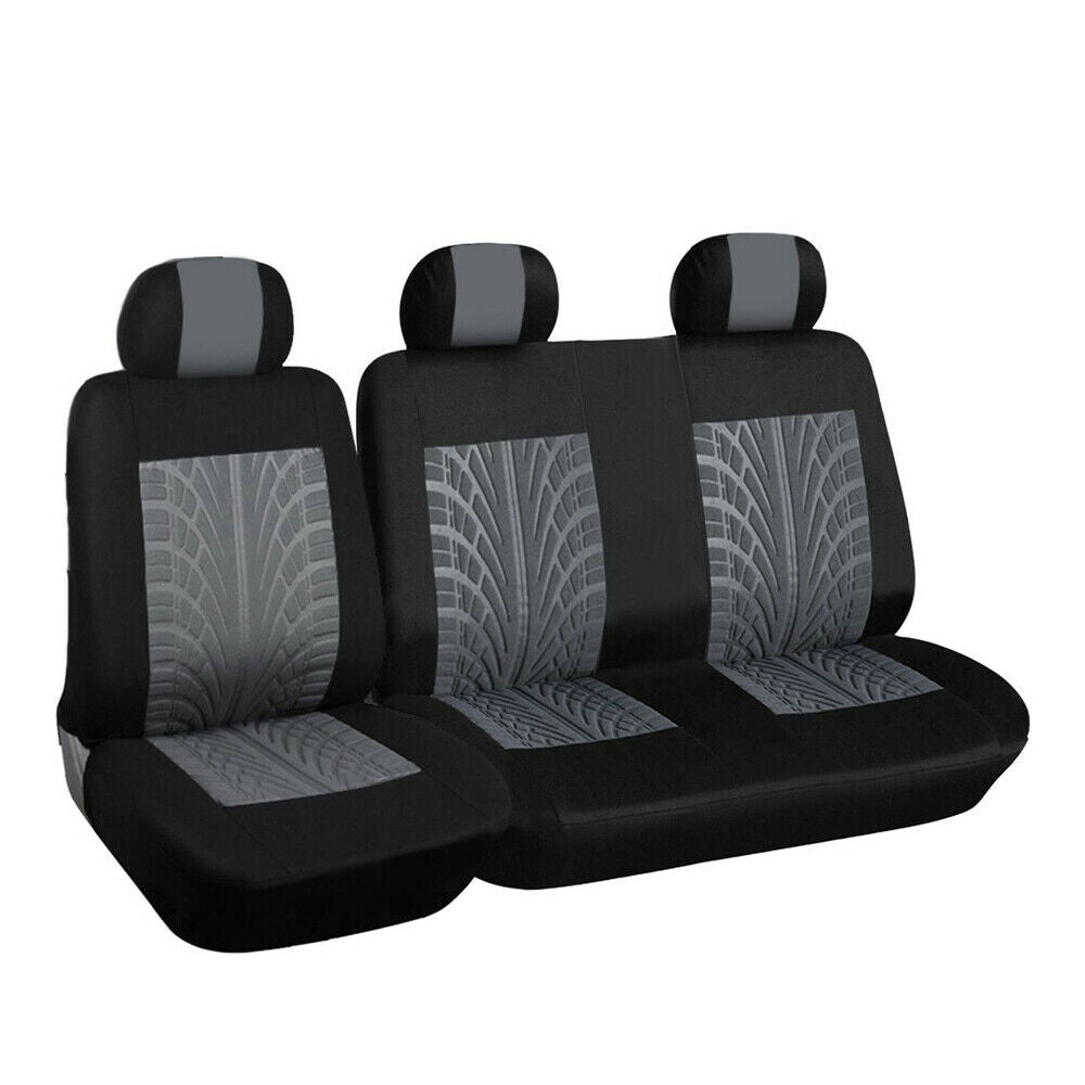 Grey Black Truck Seat Covers Front Covers Protector For Ford Transit Custom Van
