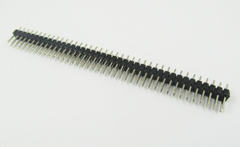 5pcs Double Row 2x 40pin 2.54mm Male Plug Flat breakable Header Strip new