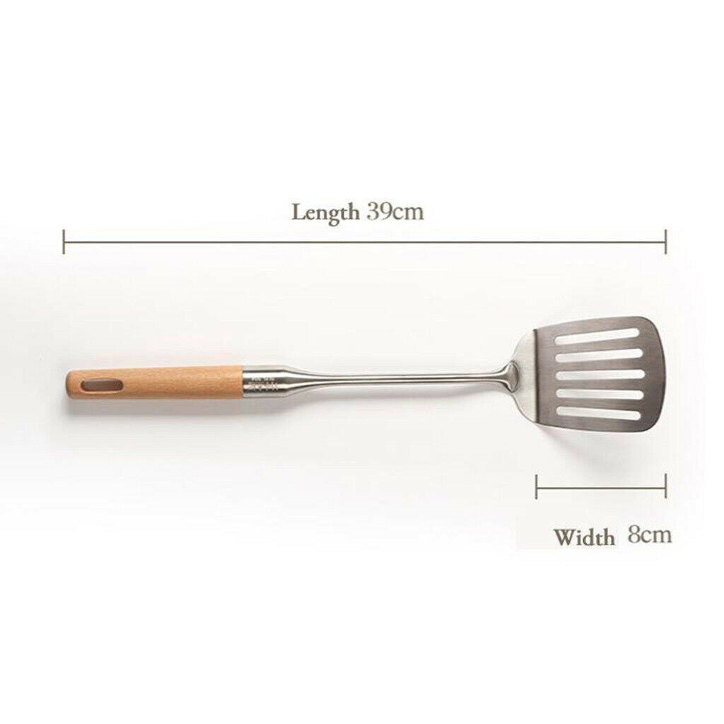 Slotted Spatula Turner Frying Non-stick Utensil Tool Household Cookware 15in