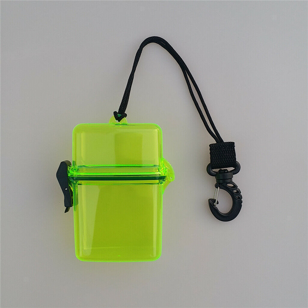 2Pcs Small Portable Waterproof Dry Box  Snorkeling Water Fishing Diver