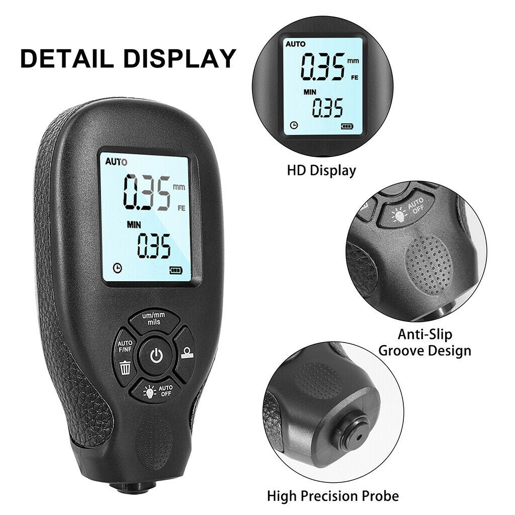 HW-300 Coating Thickness Gauge for Car Digital Paint Meter Paint Thickness