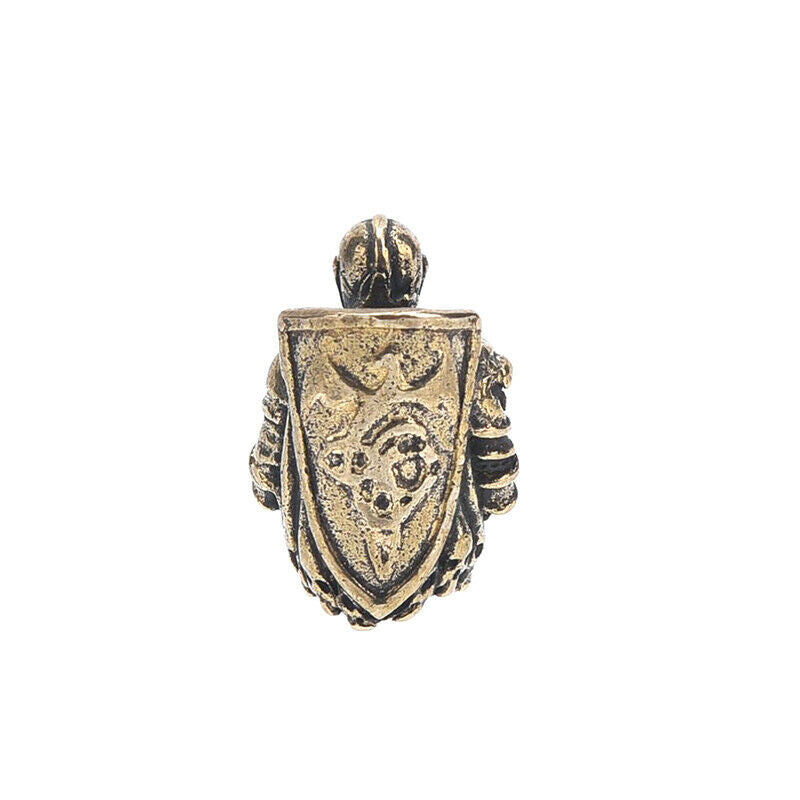 Retro Brass Warrior DIY Keychains Lanyard Pendants Jewelry  Accessori.l8