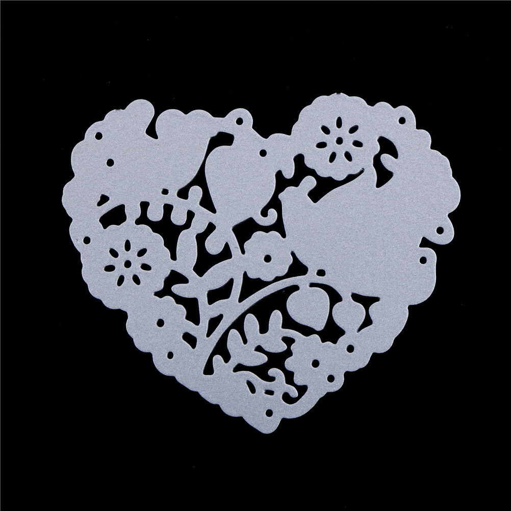 Floral Loving Bird Metal Cutting Dies‘Stencil For Scrapbooking DIY Cards D.l8