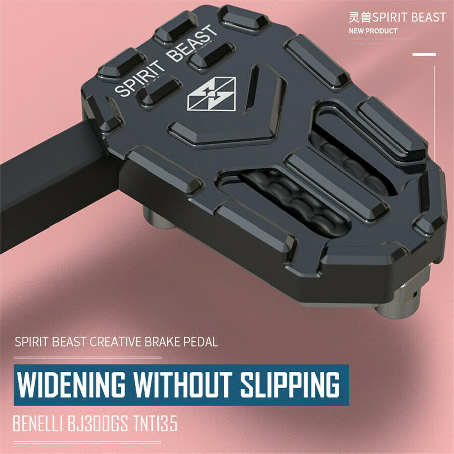 Widening Non-slip Brake Pedal Motorcycle Bike  Aluminum Accessories
