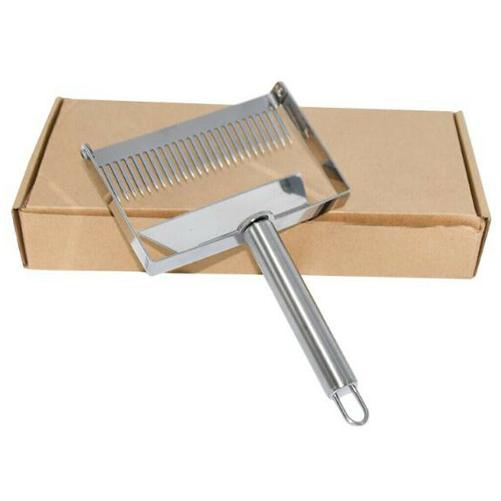 Steel Honey Scraper Fork Uncapping Fork Bee Hive Shovel Beekeeping Supplies