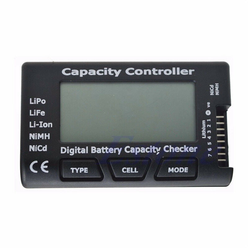 Digital Battery Capacity Checker RC CellMeter 7 Fr LiPo LiFe Li-ion NiMH Nicd