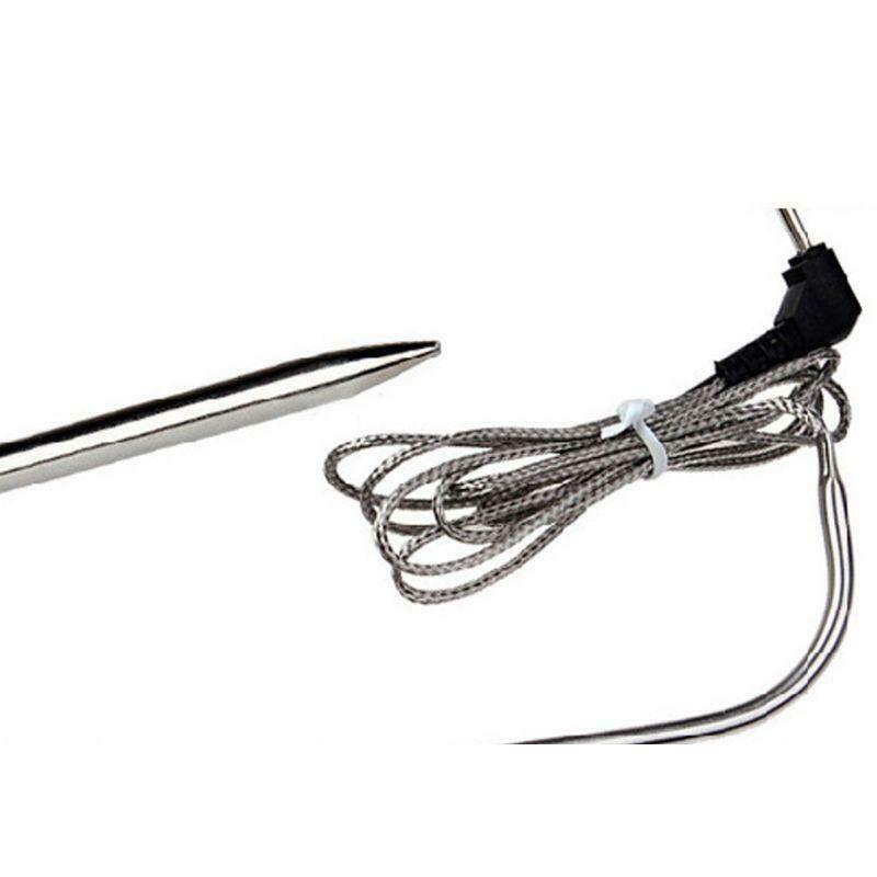 Digital Kitchen Thermometer LCD Display Long Probe Alarm for Grill Oven Food
