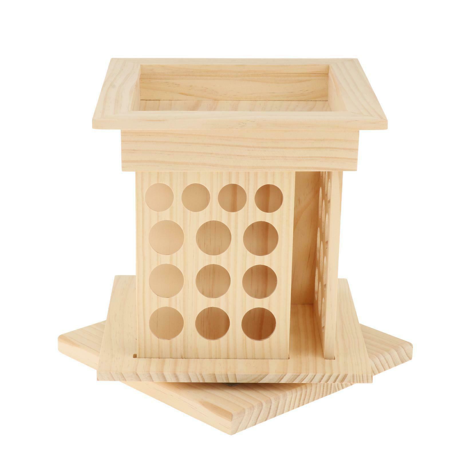 Multi-layer Essential Oil 52 Slot Bottle Display Rack Organizer Storage Box