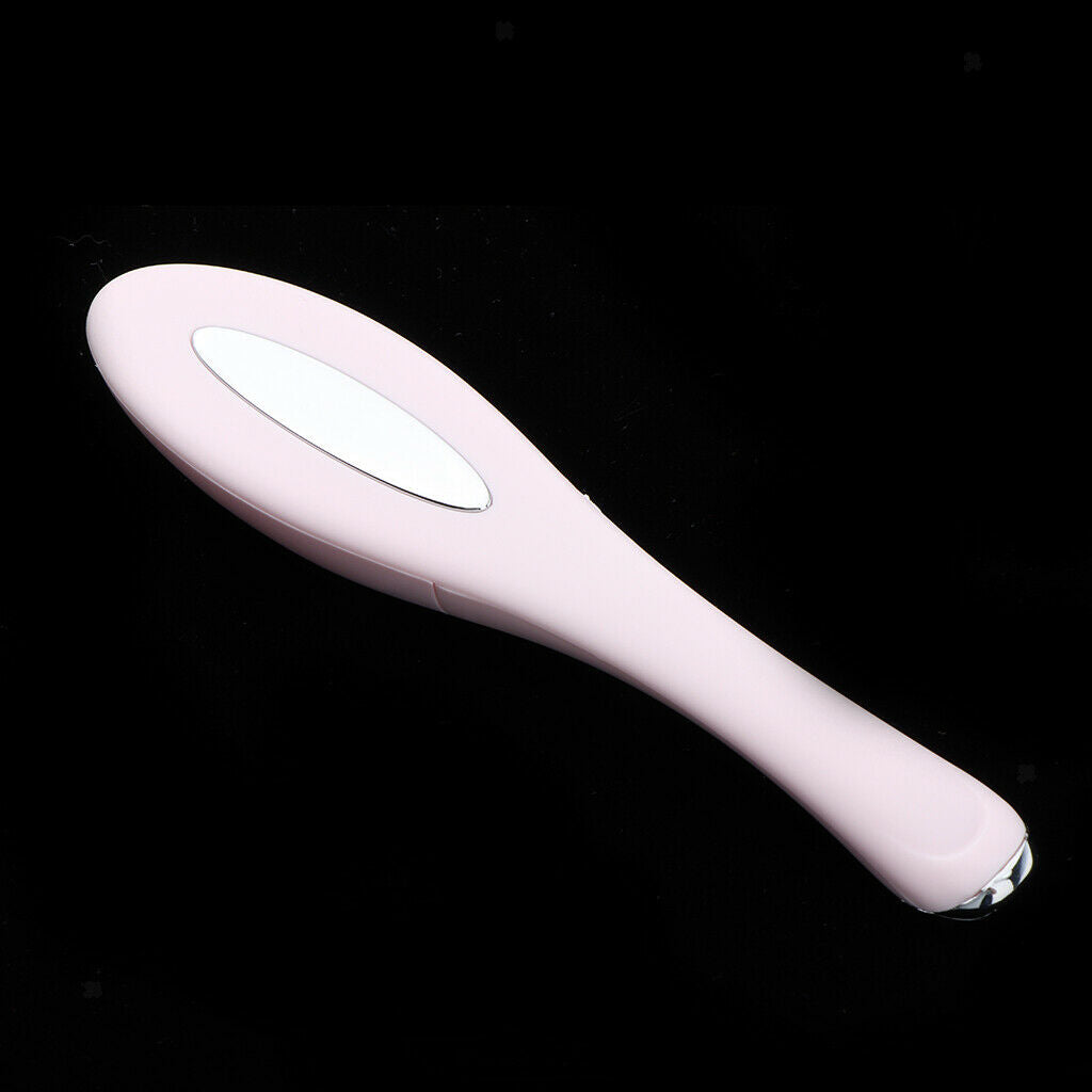 Heating Vibration Face Eye Massager Wand Relieve Dark Circle Puffiness  Pink