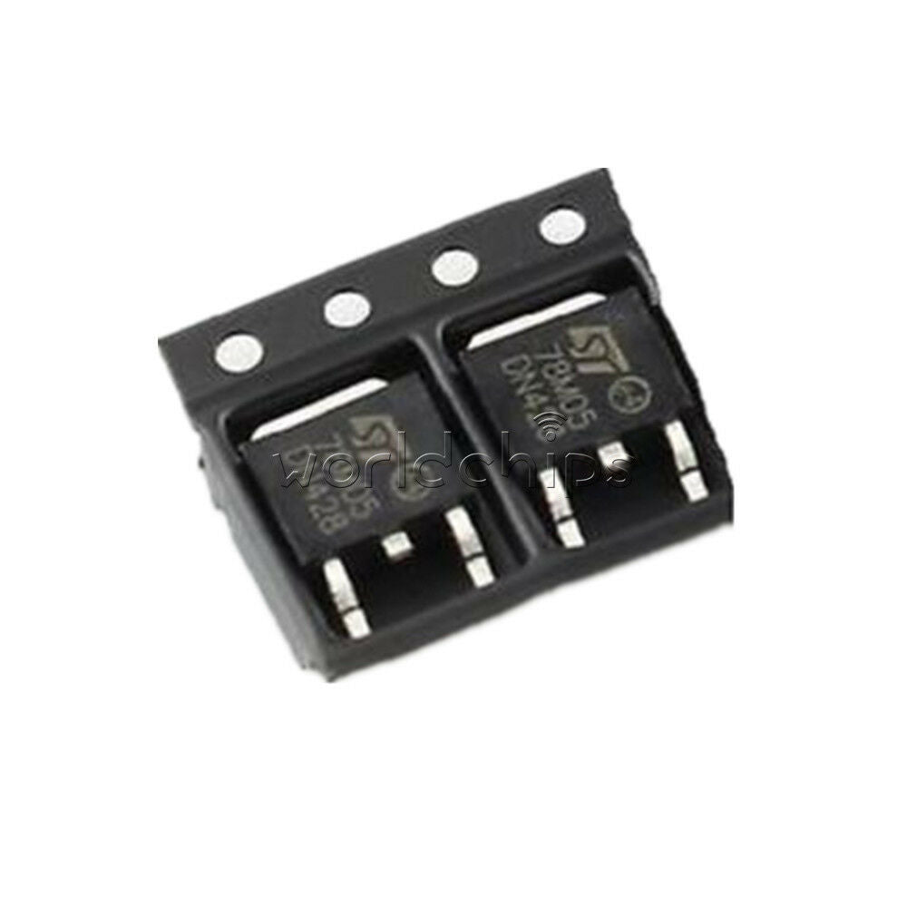 50PCS 78M05 L78M05 ST TO-252 SMD Voltage Regulator IC TOP