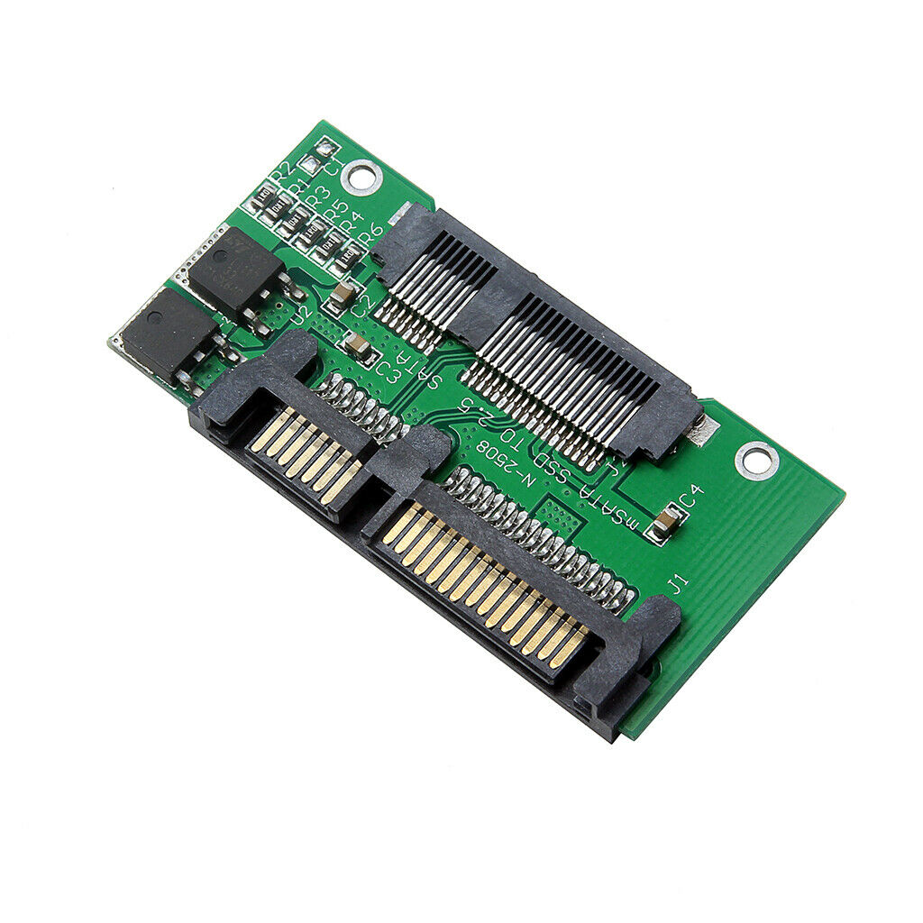 mSATA SSD to 2.5 inch SATA 3 Adapter Card with 7mm Aluminium Thickness Case