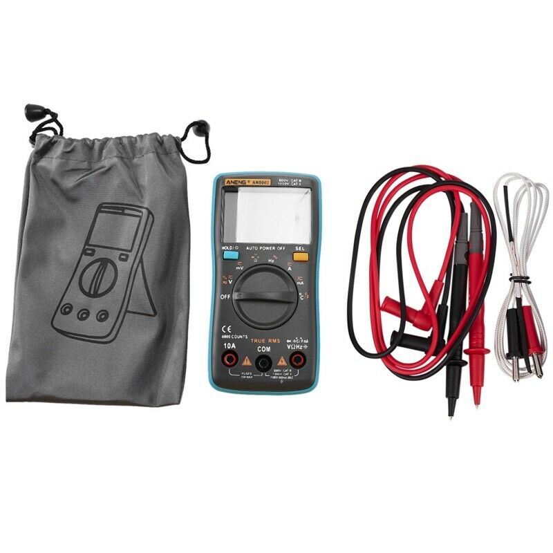 Aneng An8002 Digital Multimeter 6000 Counts Digital Multimeter Transistor TestS5