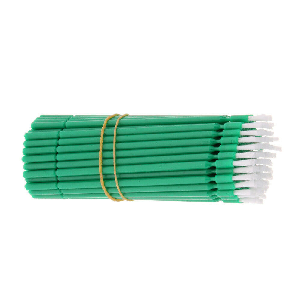 100 Pieces Green Dental Disposable Micro Applicator Brush Practical 4